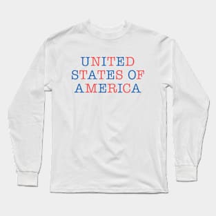 United States of America Long Sleeve T-Shirt